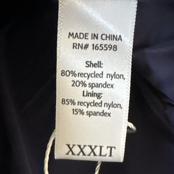 Andie Nantucket XXXL Tall US 20 Navy 1 Piece Swimsuit NWT One Shoulder 9553 - Picture 11 of 15